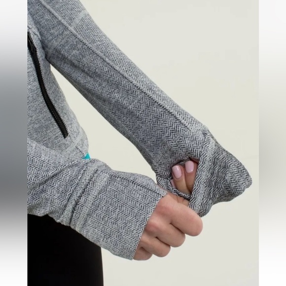 Lululemon Herringbone Define Zip Jacket - Forme Jacket II Heathered Gingham Full - Picture 13 of 14